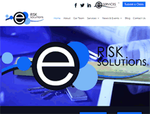 Tablet Screenshot of erisksolutions.com